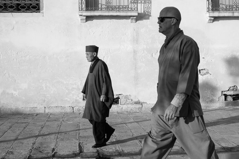 Same direction, different paths